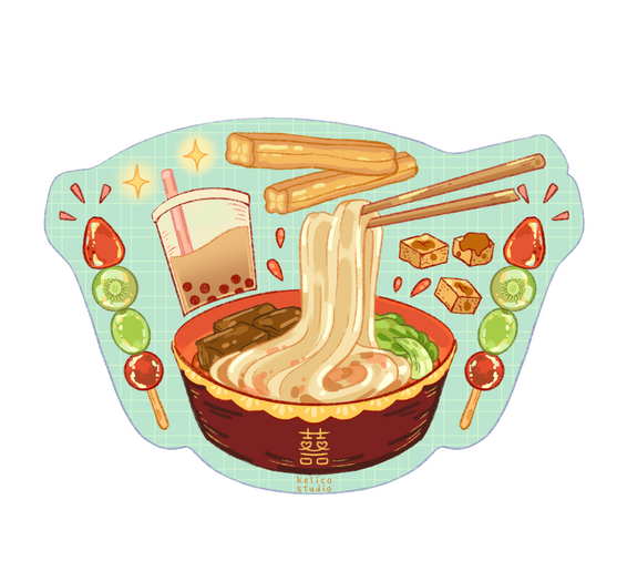 street snacks | sticker