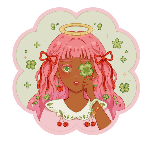 lucky girl syndrome | sticker