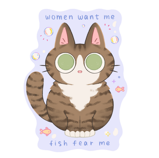 silly cat | sticker
