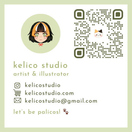 business card, back