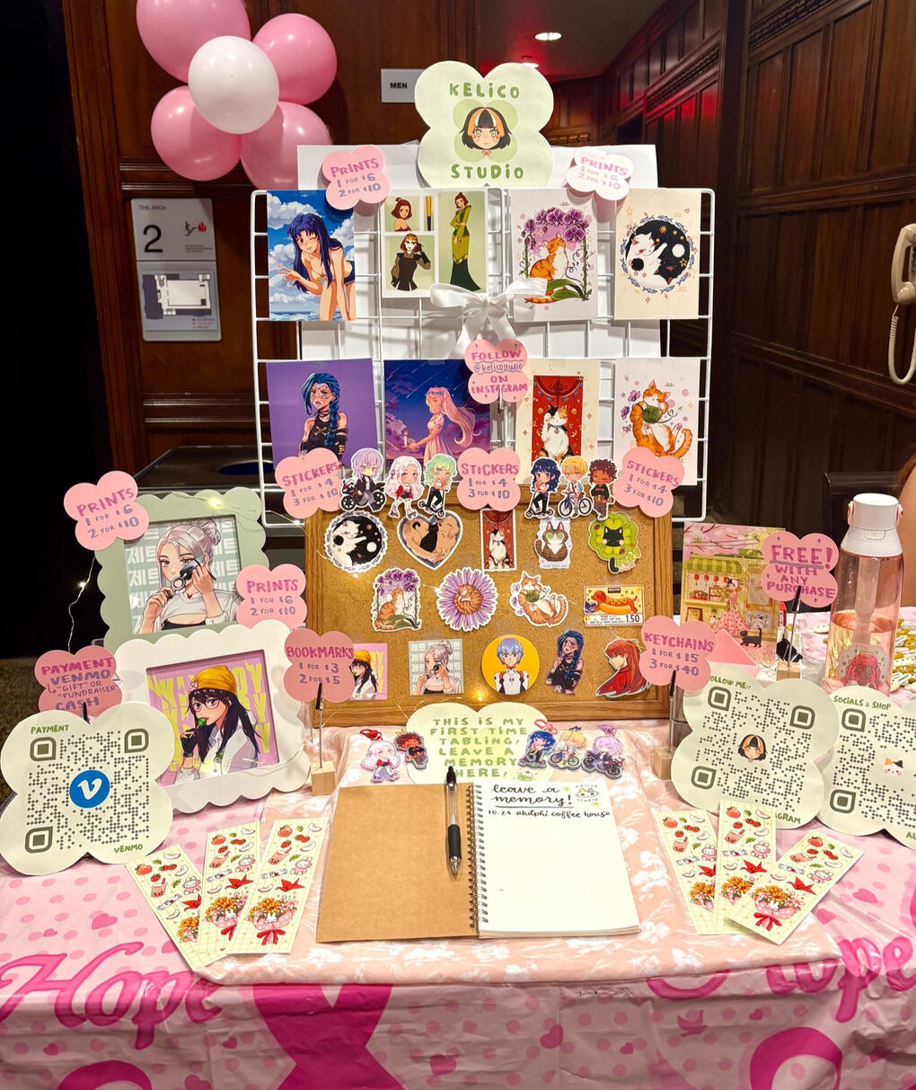 akdphi coffee house | art table